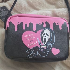 NWT SCREAM HARD TO FIND Pink and Black Crossbody Bag